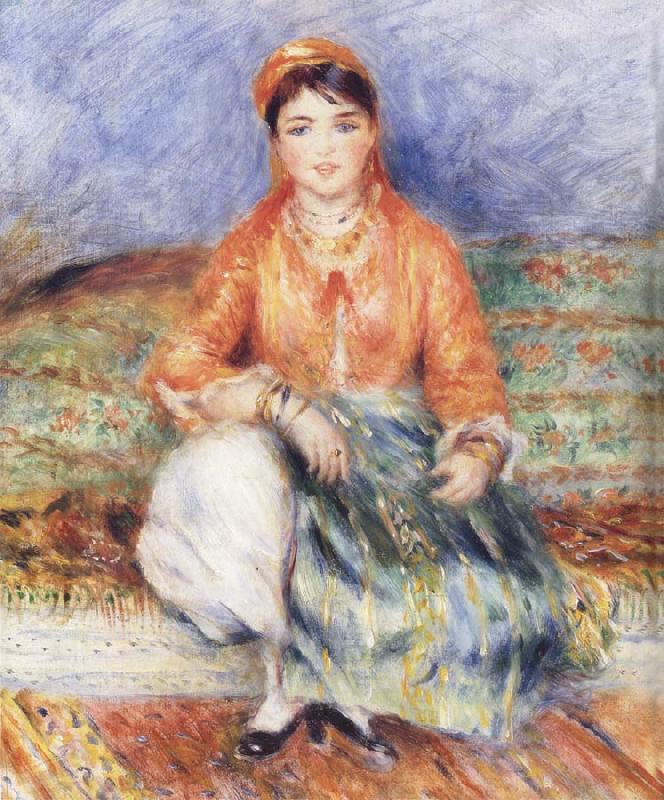 Pierre-Auguste Renoir Seated Algerian oil painting image